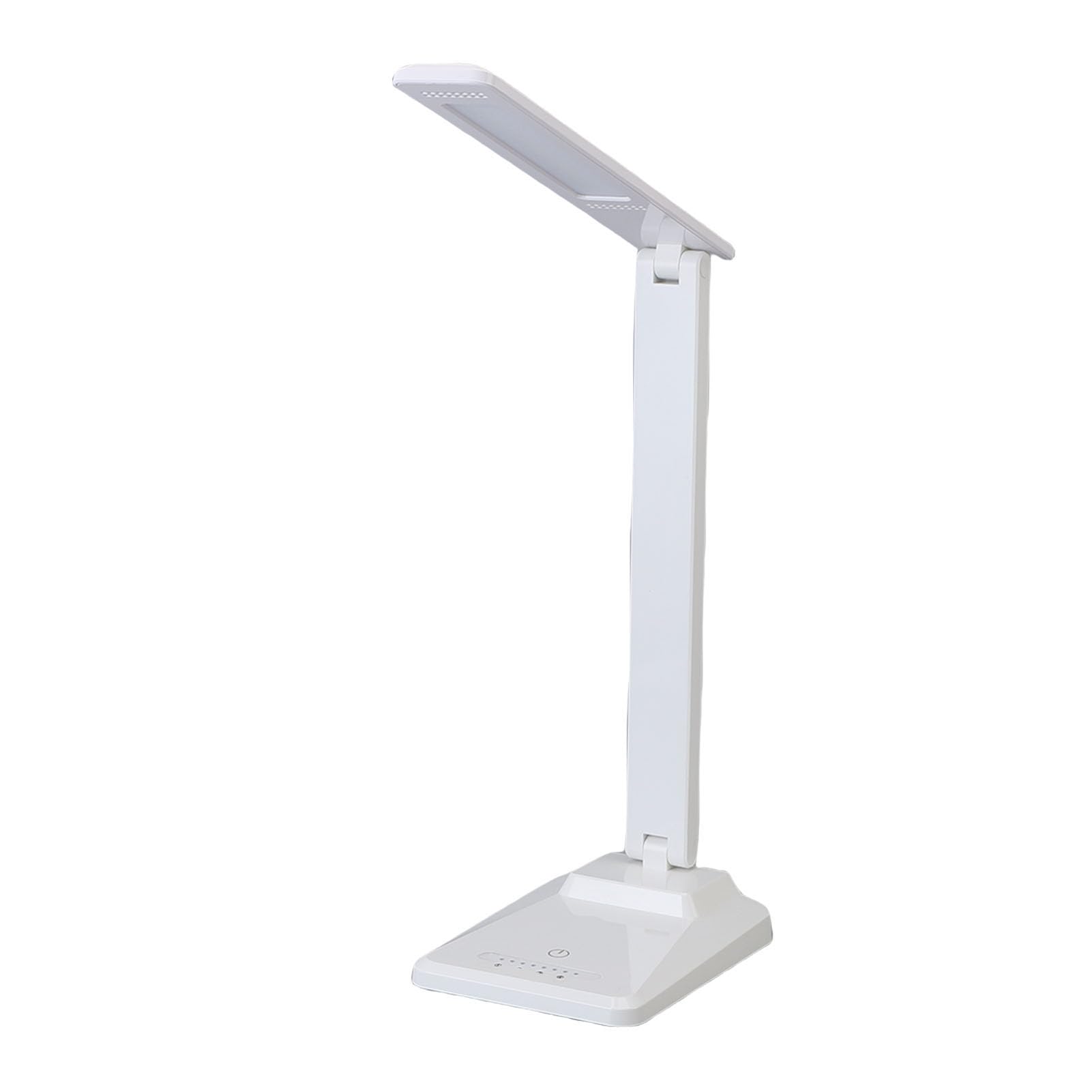 Lampada da Scrivania a LED, Lampada da Tavolo Dimmerabile Senza Fili con Porta di Ricarica USB, 4 modalità di Illuminazione, Design Pieghevole con luminosità 20-100 per Casa, Ufficio, Camera