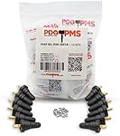 Wheel Accessories Parts PDQ Brand TPMS 12 PC OEM Sensor Service Kit Rubber Valve Stems Short Compatible with Schrader 20008 Fits GM 2006+ Ford 2009+ Subaru 2004+ Chrysler 2005+ Dodge 2005+ Jeep 2005+