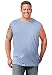 Kingsize Men's Big & Tall Heavyweight Cotton Muscle Shirt With Pocket