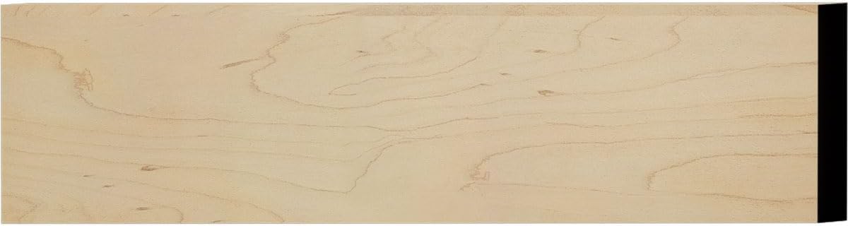 Americraft S4S Flat Trim Moulding, Solid Hardwood, 4 1/2"H x 3/4"P x 96"L, Stain Grade Maple