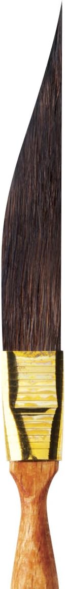 da Vinci Graphic Design Series 700 Pinstriping Brush, Tapered Sword-Shaped Kazan Squirrel Hair with Cedar Imitation Handle, Size 1