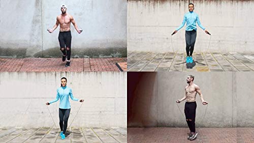 Jump Rope Workout Video Training Program Included - New Fitness Skipping Rope Designed for Men & Women - Speed Rope Made for Cardio Exercise - All Jump Ropes Includes 2 Instructional eBooks