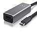 Produktbild CSL - USB C Netzwerkadapter Gigabit - USB Typ C auf RJ45 Externe Netzwerkkarte RJ45 Konverter - Fast Ethernet 1000 Mbit - kompatibel mit iPad Pro 2018/2020, MacBook Pro/Air, Surface Book 2/3 UVM.