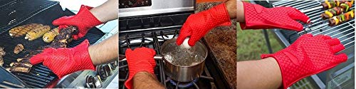 Luva Térmica Em Silicone Para Cozinha Ou Churrasqueiras