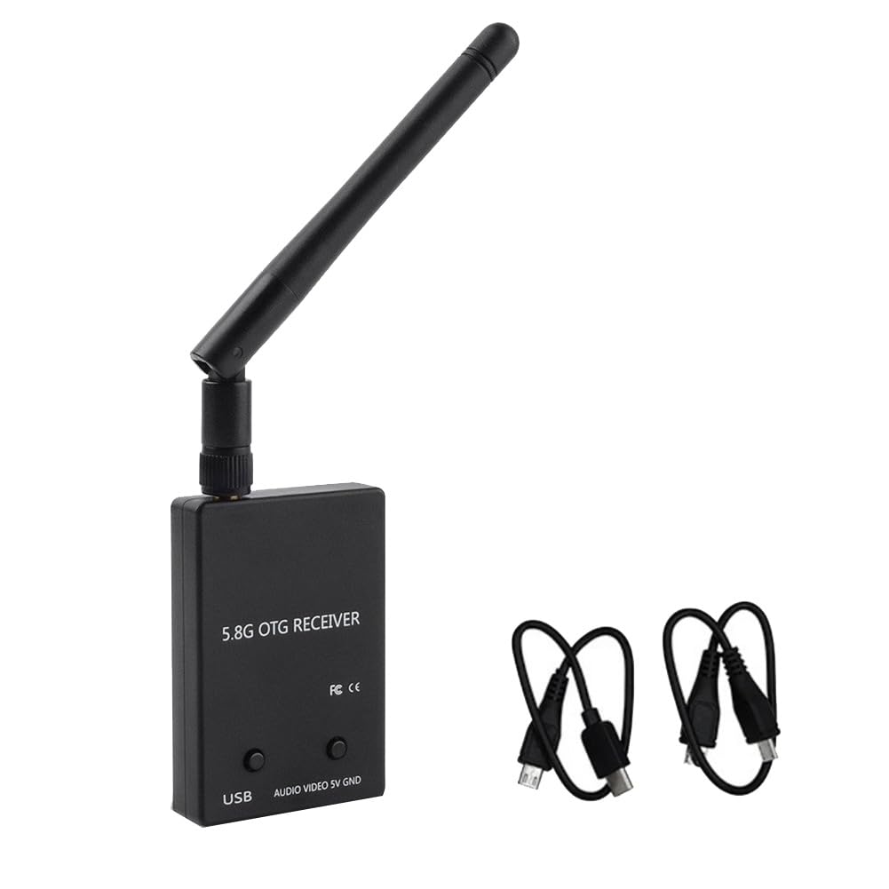RéCepteur Audio FPV UVC OTG 5.8G 150CH Canal pour éMetteur de Tablette de TéLéPhone Android PièCes de Drone RC