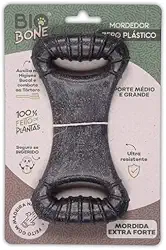 Mordedor Natural Biobone Osso Brinquedo Cães Roer Cães Médio Mordida Extra Forte Madeira sem plático