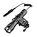 Price comparison product image WF-501B Tactical Hunting Torch, V6 LED 1200 Lumen One Mode Flashlight with Remote Press Switch & Quick Release Picatinny Rail Offset Ring Side Mount(Battery not Included)