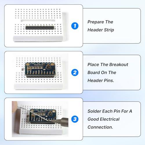 leruiyezs 3pcs ADS1115 ADC for Arduino Modul 16 Bit 4 Kanäle Präzisions Analog Digital Wandler mit I2C Schnittstelle für Arduino Raspberry Pi Mikrocontroller Projekte stabile Messung Erweiterungsmodul
