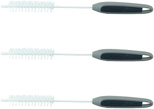 Wundermix - WunderBrush® Knife Brush for Food Processors (Set of 3, Grey) • Cleaning brush for mixing knives • Compatible with popular kitchen processor models