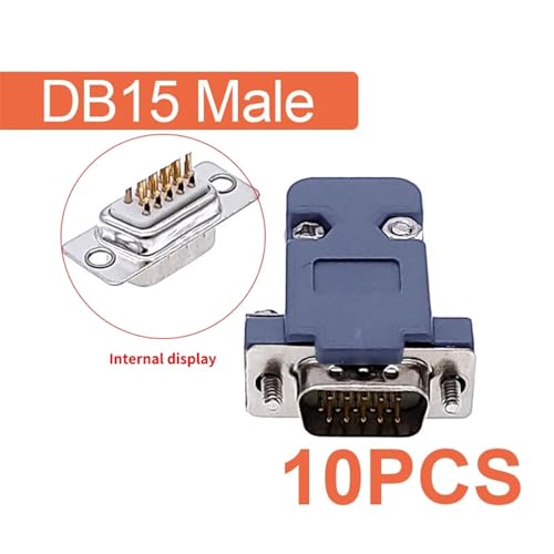 Conector D-Sub RS232 DP9 hembra y macho para cable de puerto serie COM y terminales 2