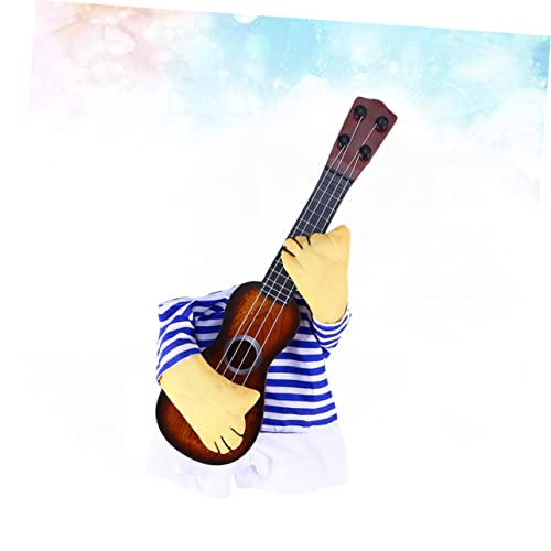 Disfraz divertido de guitarrista para perro talla XL miniatura 4