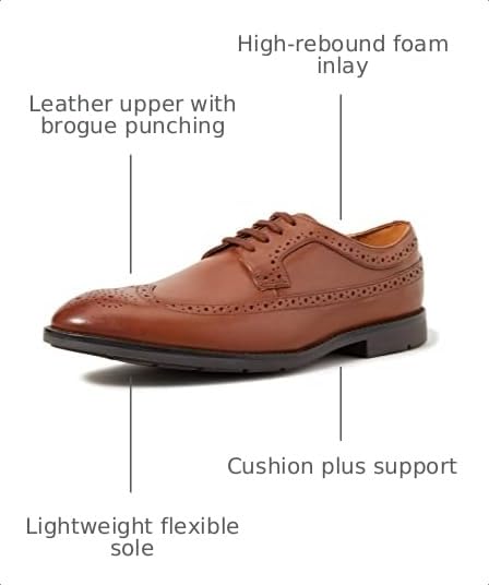 Image of Clarks Mens Wingtip
