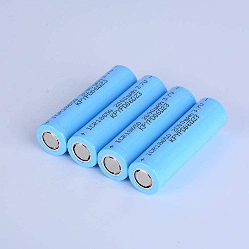 18500 Batterie Rechargeable 1200mAh 3.7V Batterie pour Panneaux solaires-4pcs Cover
