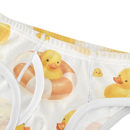 KLL Seamless Cute Rubber Yellow Ducks Toddler Boys' Soft Briefs Underwear Breathable Undies4