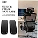 NUOBESTY 2Pcs Office Chair Armrest Pads Replacement Armrests for Comfortable Grip Support for Office Gaming and Wheelchair Use