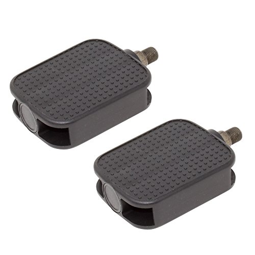 Fenix Bicycle Square Platform Pedals Black. Lowrider Beach Cruiser, Chopper, Exercise Bike, Various