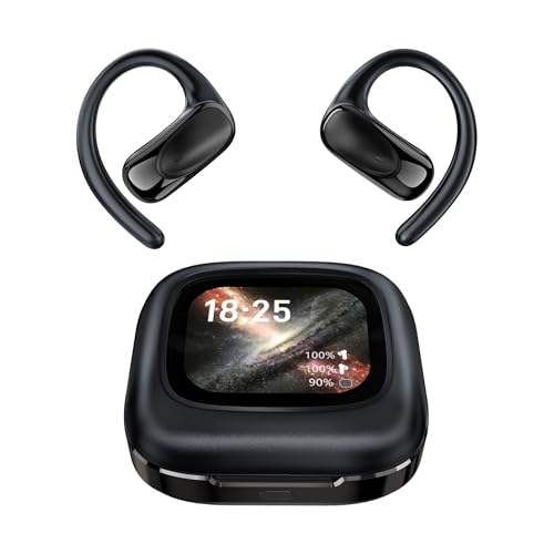 Auriculares tradutor em tempo real, 149 idiomas em tempo real, ecrã tátil Bluetooth Open Ear, ecrã táctil Bluetooth 5.4, Translation Earbuds em tempo