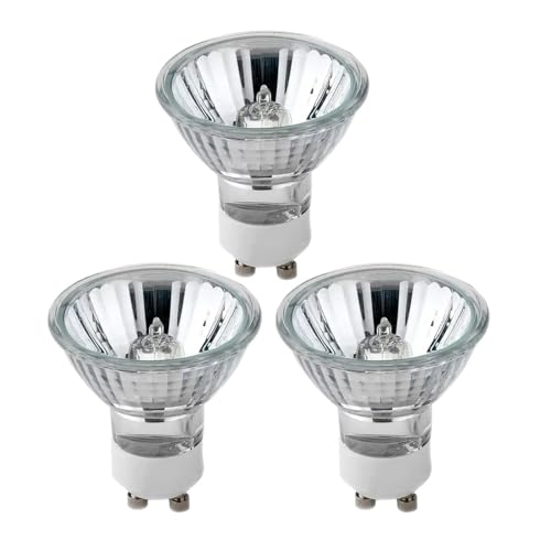 eufeifeiegds 3ピース GU10 電球 100V 120V 35W 50W MR16 トラック&埋め込み照明 レンジフードライト(100-130V 50W)