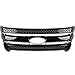 Front Grille Inserts Overlay Trim for 2011-2015 Ford Explorer -Chrome Snap On Mesh Screen - Car, Truck, Van & Jeep Accessories