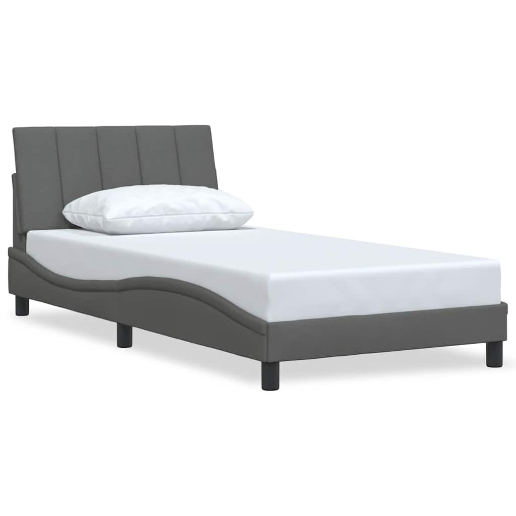 Tessuto premium grigio scuro Giroletto con doghe Hanko 100x200 cm