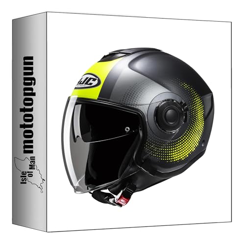 Casque jet moto HJC i40n Pyle MC3HSF taille XS pour scooter et moto urbaine