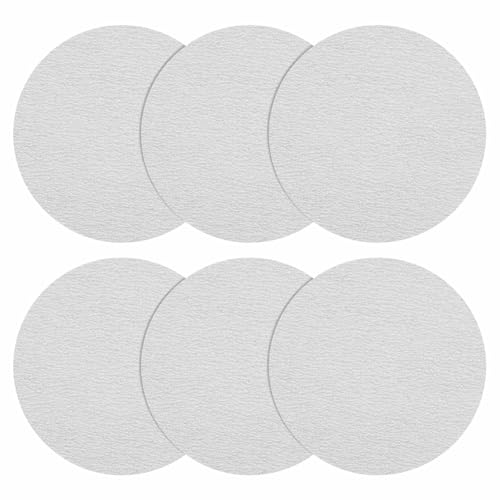 DTGN 5In 180Grit Hook and Loop Sanding Disc 25Pcs White Aluminum Oxide