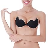Colleer Sujetador Adhesivo, Profesional Push Up De Silicona Bra Invisible Adhesivo Reutilizable sin...