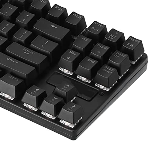 Clavier de jeu mécanique 87 touches compact et rétroéclairé RVB durable pour PC - 2