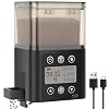 Smart Automatic Fish Feeder for Aquarium – [2026 Upgraded] 320ml Large Capacity & USB Rechargeable Fish Feeder Automatic Dispenser with LCD Display, Programmable Timer for Frequency & Portion Control