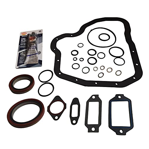 Image of Partsflow Lower Gasket Set For Chevy Express 2500 3500 For Chevy Silverado For GMC Savana For GMC Savana For GMC Sierra For Hummer H1 VIN CODE inch1, D, 2, 6, Z inch 6.6L 400CID V8 CS26269