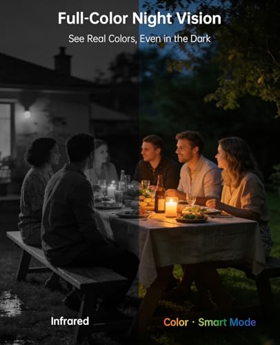 Image of 4K PoE Camera System, 4Pcs 8MP Outdoor Turret Home Security Cameras with AI Detection, 24-7 Recording, Color Night Vision, No Subscription, IP67 Waterproof, 4K 8CH NVR with 2TB HDD (N2834D)