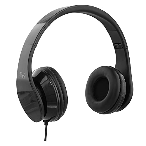 T'nB - Casque Filaire Jack 3.5mm Pliable Collection Stream - Noir 1,2m