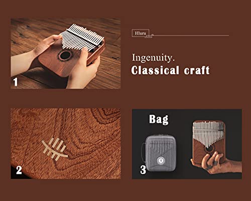 LEOSHI Kalimba 21key Piano Thumb, Pocket Thumb Finger Piano Yellowsandalwood Corps, Clavier De Percussion des Doigts… - Les Beatles, Paul McCartney, John Lennon, RIngo Starr, George Harrison LEOSHI Kalimba 21key Piano Thumb, Pocket Thumb Finger Piano Yellowsandalwood Corps, Clavier De Percussion des Doigts… – Image 6