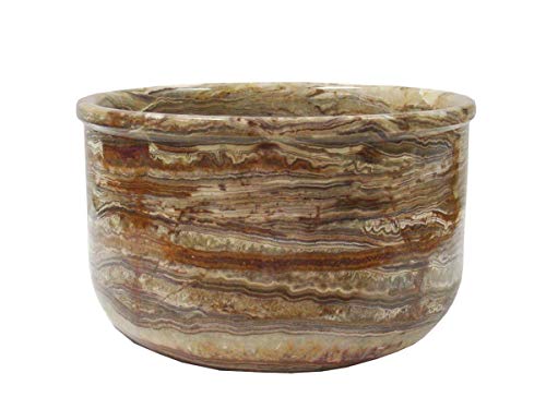 Large Banded Onyx Bowl - 7 x 4
