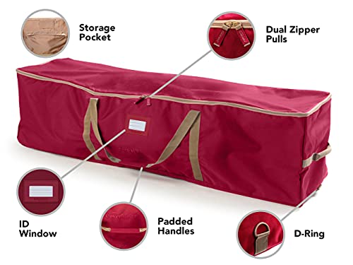 Covermates Keepsakes Garland Duffle Bag Â€“ Durable Polyester, Reinforced Handles, Fits Up To 25 Foot Garland Depending On Thickness - Holiday Storage-Red #TOP2