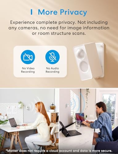 meross Matter Presence Sensor 1 Pack, Battery-Powered Smart Motion Sensor — view 6