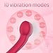 Ingenious Powerful 10 Modes Adult Tools for Women USB Rechargeable Handheld Realistic Silicone Waterproof Design Pleasure Toys for Couples