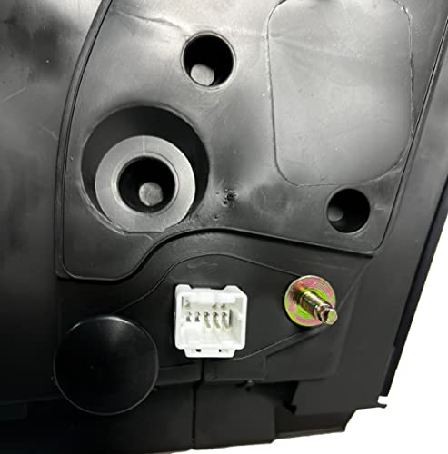 Passenger Side Mirror For Nissan Sentra (2007 2008 2009 2010 2011 2012) Power Operation Unpainted Non-Heated Non-Folding Right Outside Rear View Replacement Door Mirror - Ni1321167 #TOP4