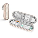 Almacenamiento cómodo: diseño profesional, depósito interno rígido integrado para diferentes modelos de cuerpo del cepillo y cabezal del cepillo y bolsillo interior con cremallera de malla con correa para facilitar la colocación de la base de carga, otros cabezales de repuesto y así sucesivamente.