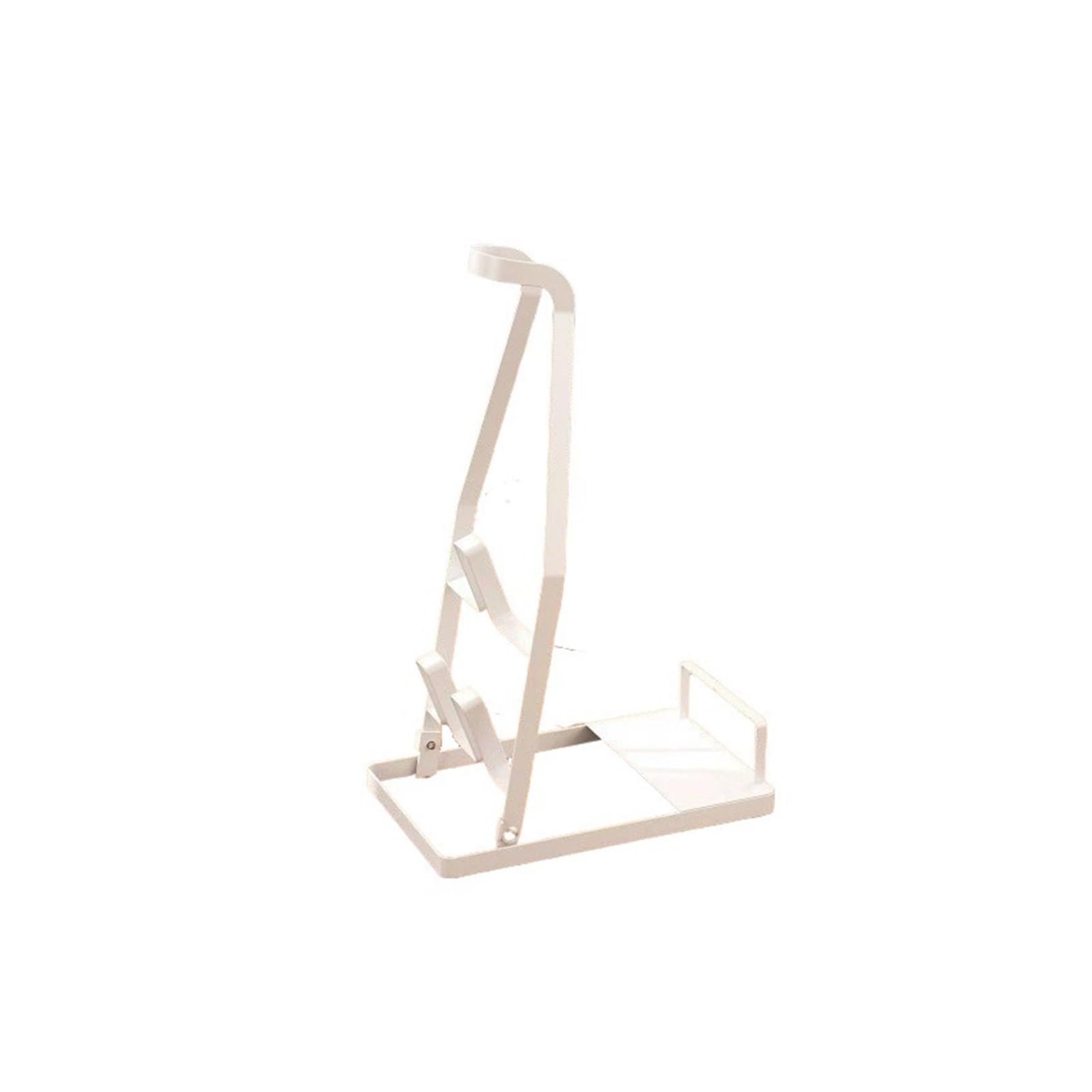 EEZII Vacuum Cleaner Storage Rack Household Goods Finishing Shelf Bracket Mop Rack Batch Non-Punch Vacuum Cleaner(White)