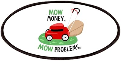 CafePress Mow Money Patches Patch, 4