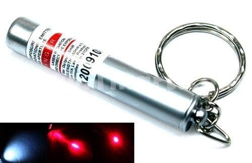 Image of AUGEN Ultra Powerful Red Laser Pointer Beam Light Presentation Pointer (2 in 1 Pocket Red Laser Pointer Plus UV Torch) (Pack of 2)