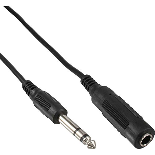 Preisvergleich Produktbild InLine 99935A Klinkenverlängerung, 6,3mm Klinke Stecker / Buchse, 5m, Stereo