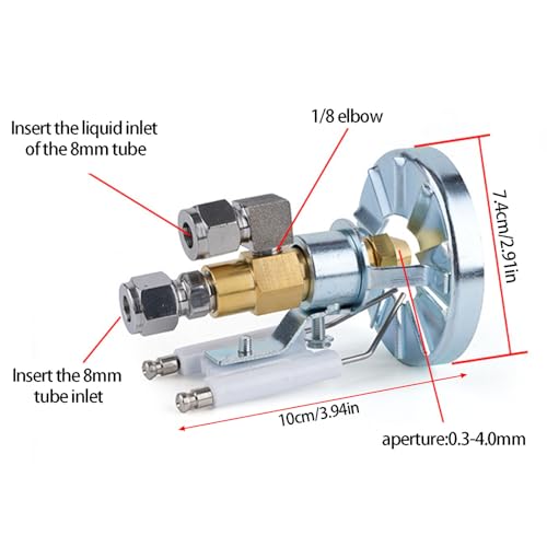Atomiseur d'huile lourde jet cône complet siphon durable