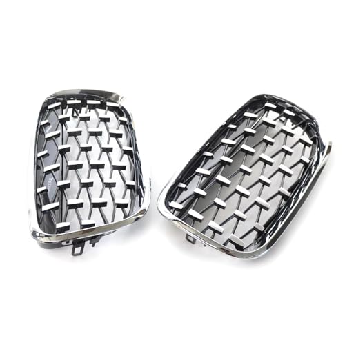 Parrilla delantera tipo riñón estilo diamante compatible con X5 E70 y X6 E71 2007-2013