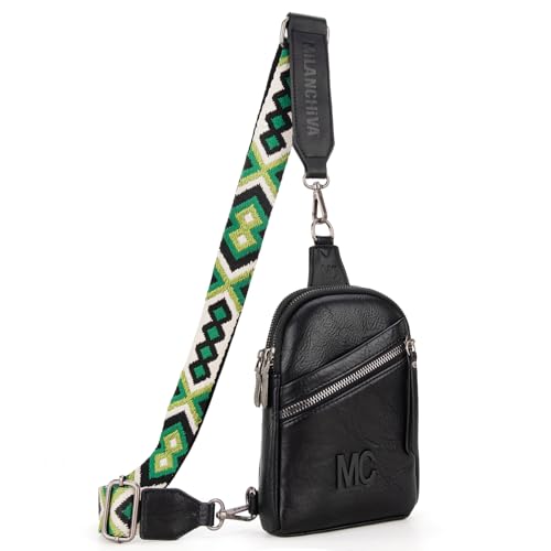 Milan Chiva Small Crossbody Bags for Women Chic Mini Sling Bag Purse and Waist Packs for Girls