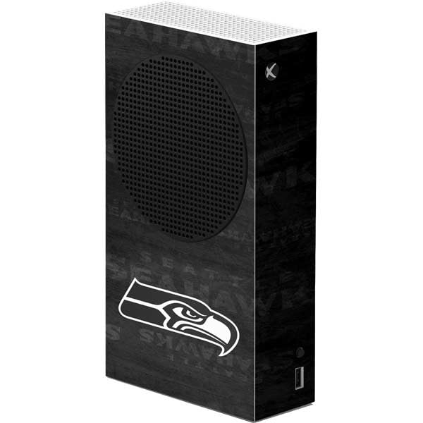 Skinit Decal Gaming Skin Compatible with Xbox Series S Console - Officially Licensed NFL Seattle Seahawks Black & White Design
