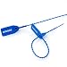 Leadseals(R) 100 PlasticTamper Seals, Zip Ties for Fire Extinguishers Pull Tite Security Tags Numbered Disposable Self-Locking Tie 250mm Length (Blue)