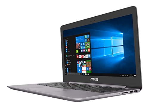 Asus UX310UA-GL151T - Ordenador portátil de 13.3" Full HD (Intel Core i5-6200U, 8 GB RAM, 1 TB HDD, Intel HD Graphics 520, Windows 10 Home) Gris - Teclado QWERTY español