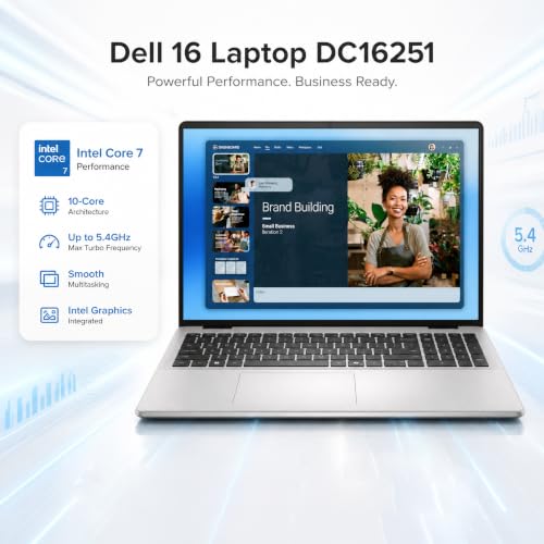 Image of Dell 16 Touchscreen Laptop DC16251, Intel Core 7 150U, 32 GB DDR5, 2 TB SSD